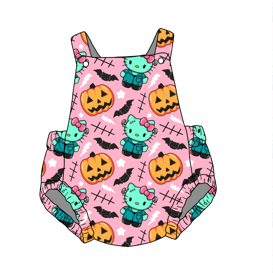 Frankenkitty Unisex Baby Romper