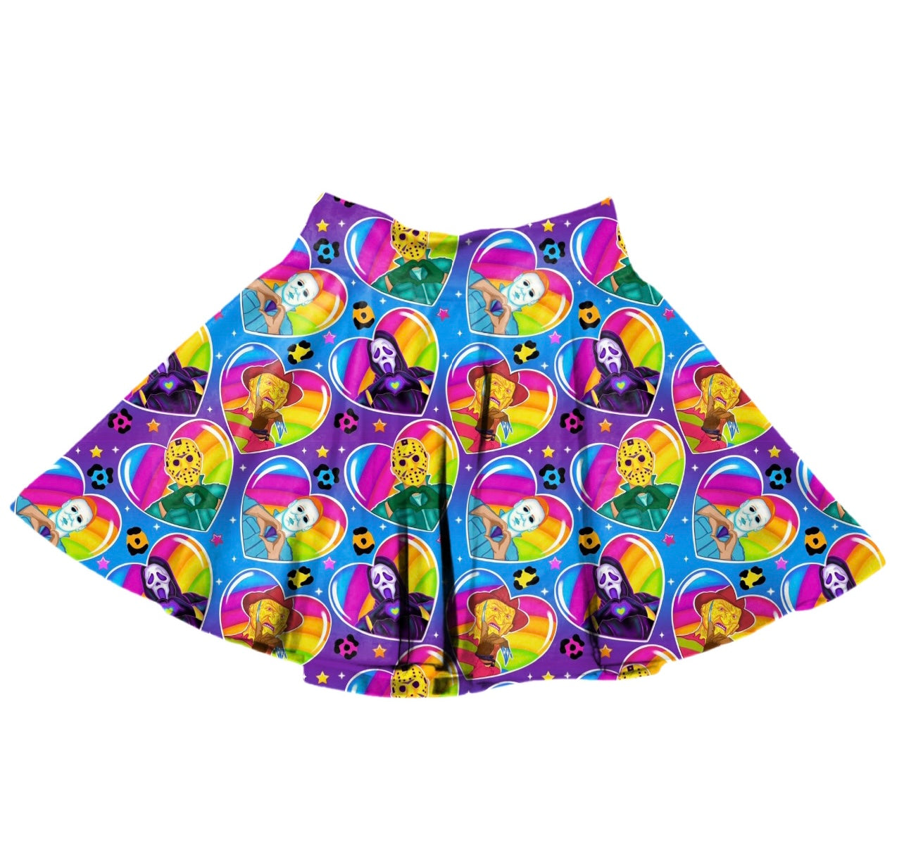 LF Horror Dudes Skater Skirts