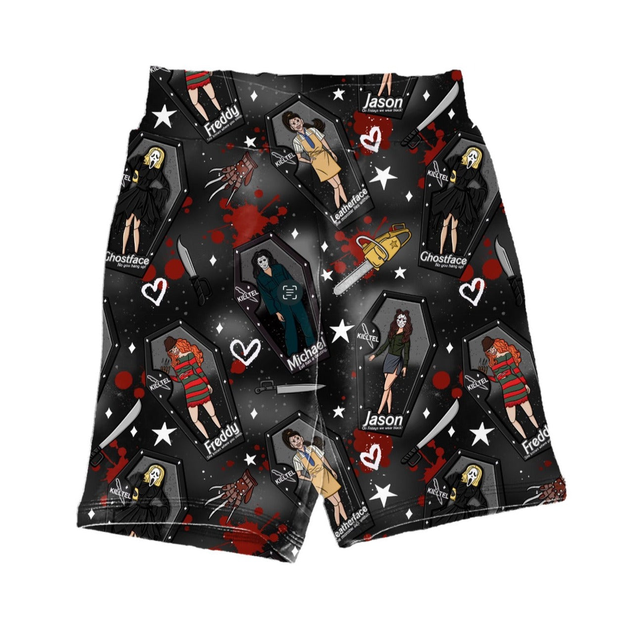 K!LL-Tel Black Biker Shorts