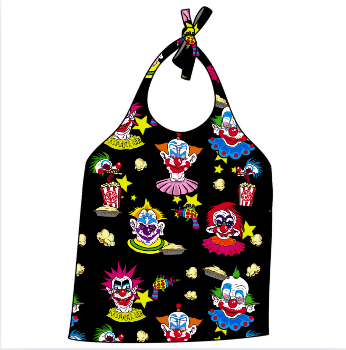 Klowns Black Halter Top