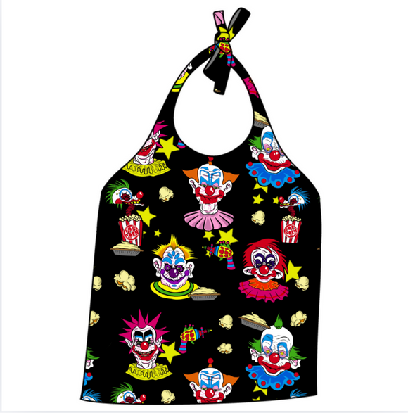 Klowns Black Halter Top