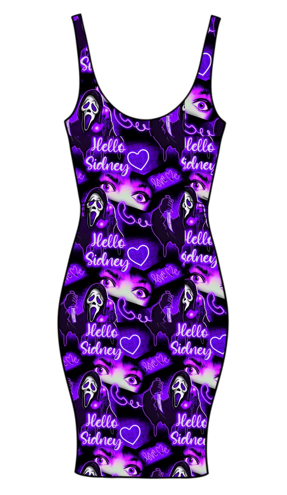 Hello S!dney Purple Adult Bodycon
