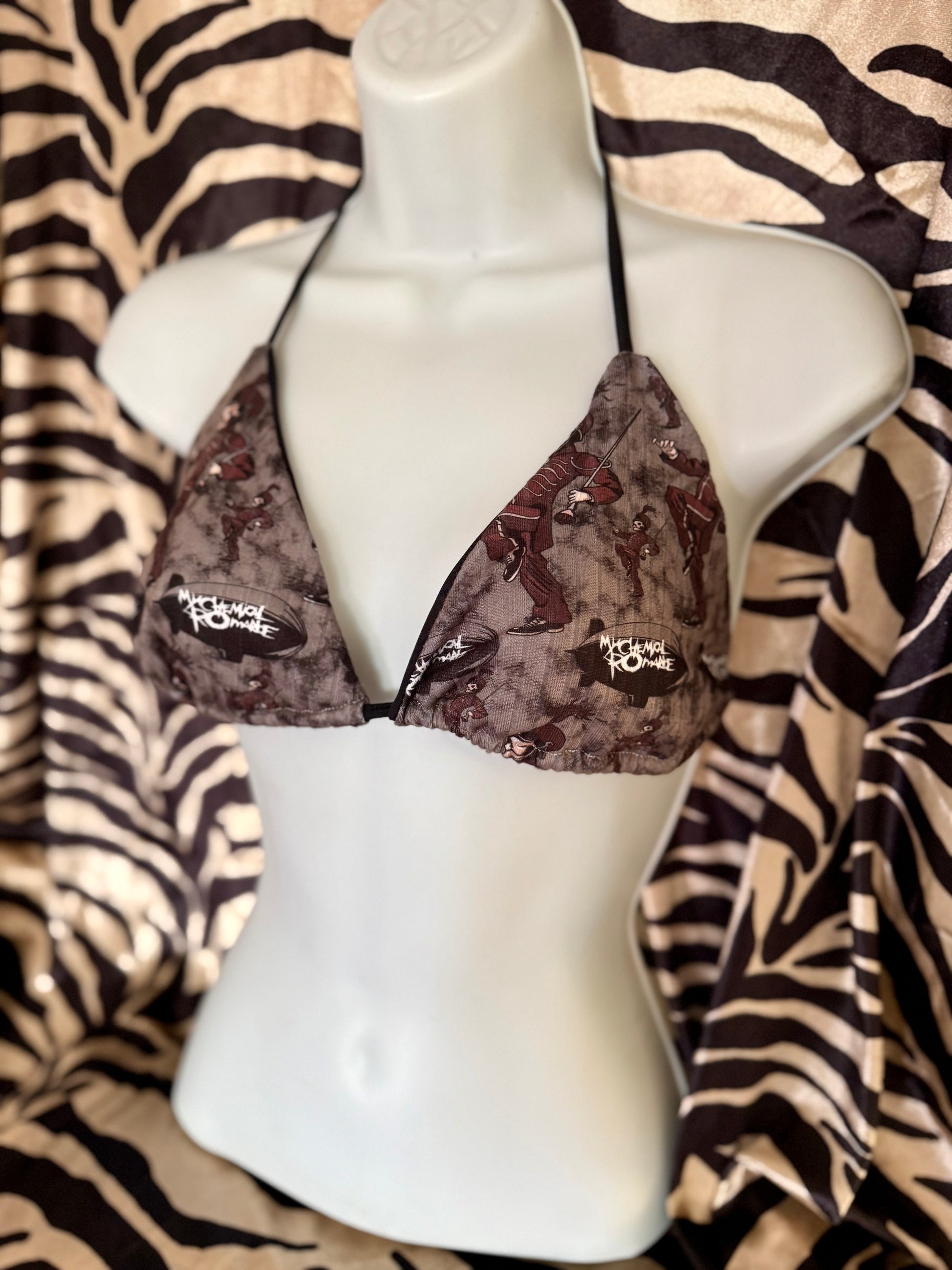 Black Parade Bikini Top