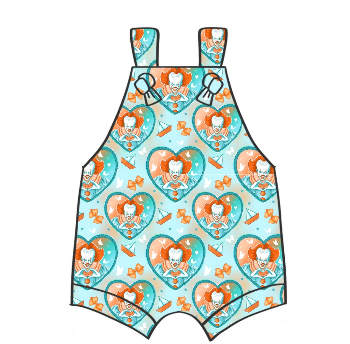PW Pastel Horror Hearts Knotted Jumper