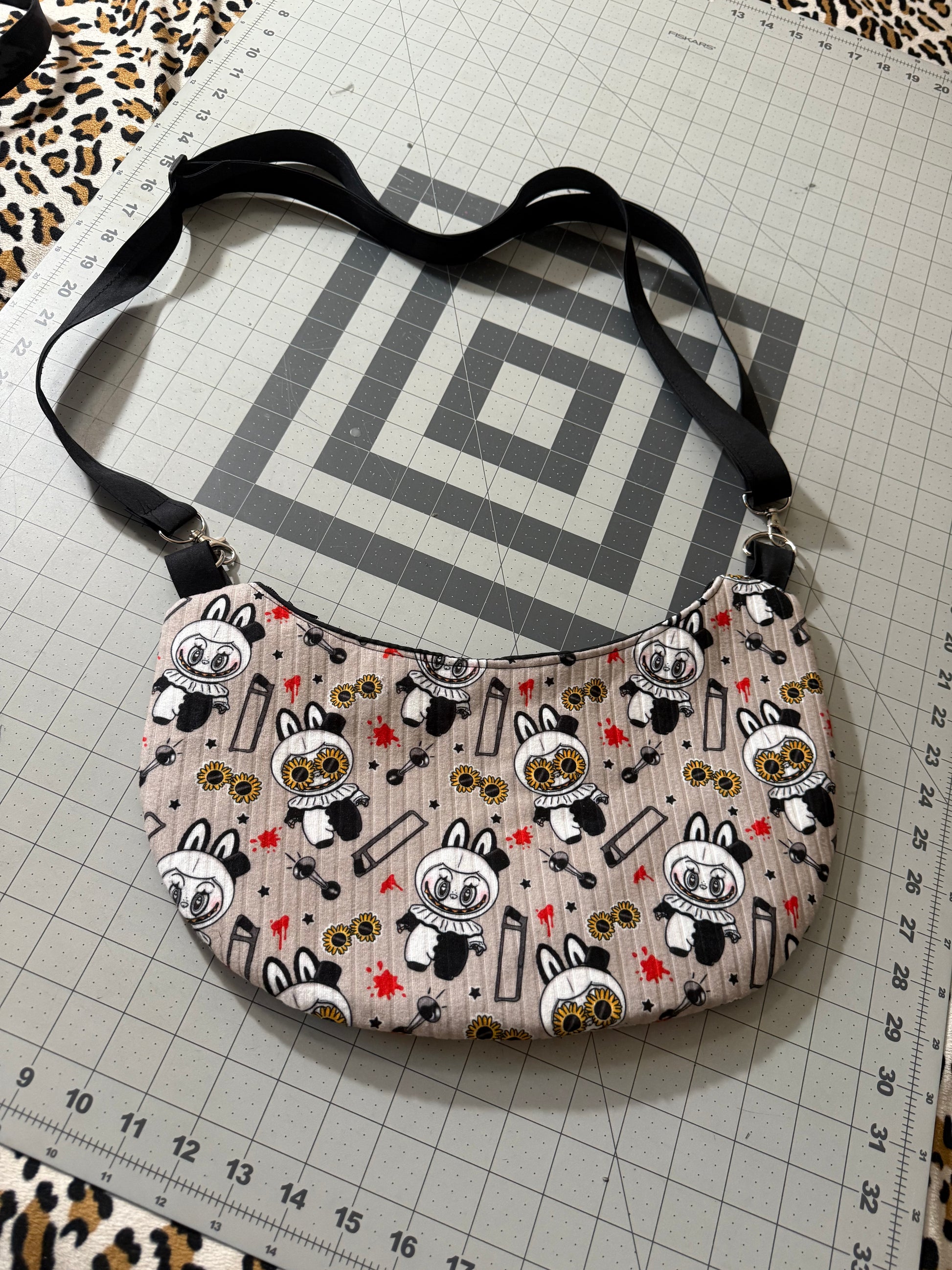 ArtBubu Crescent Crossbody Bag