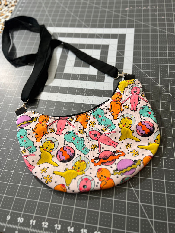 Alien Kewpie Crescent Crossbody Bag