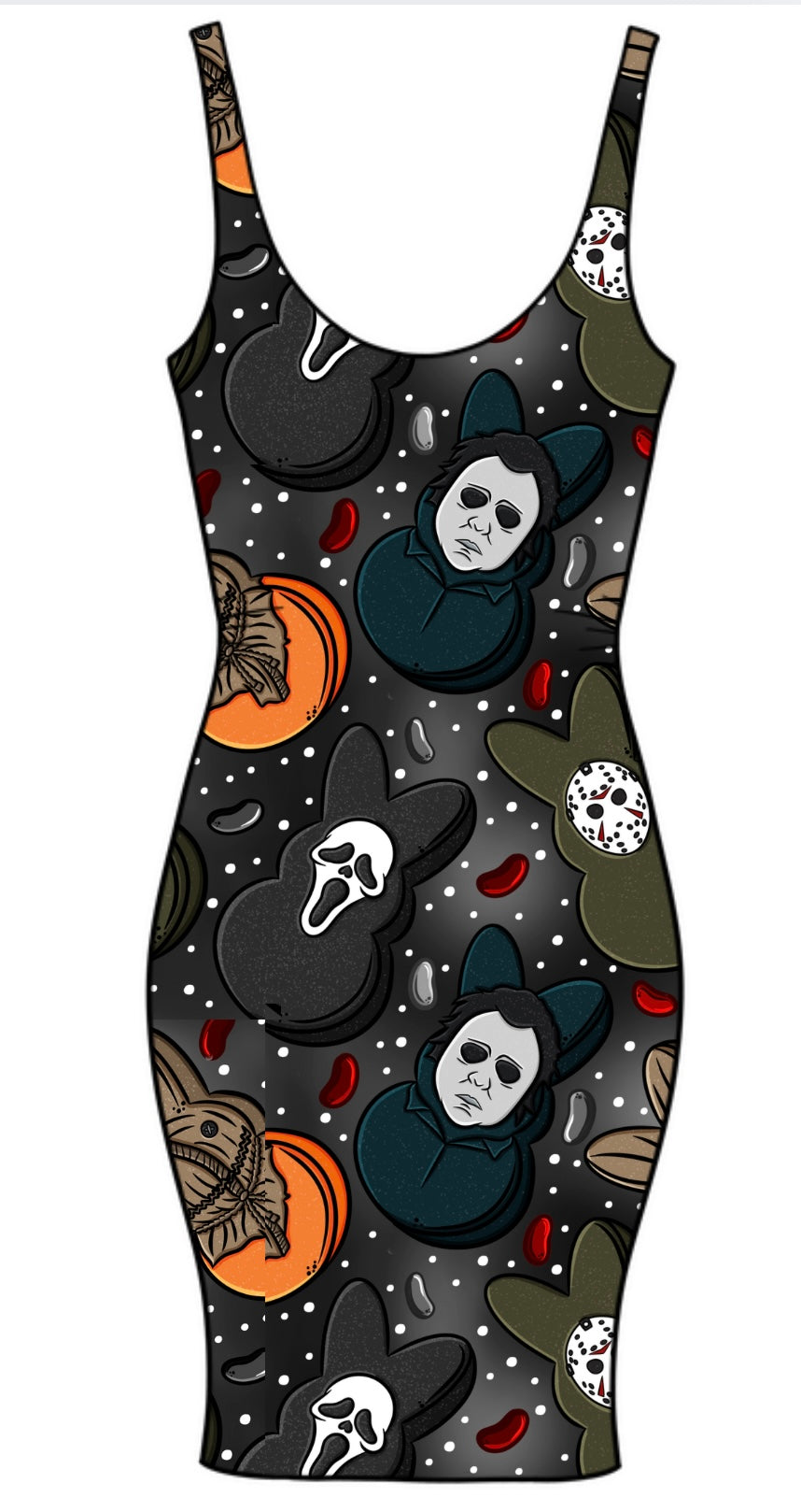 Black Easterween Adult Bodycon