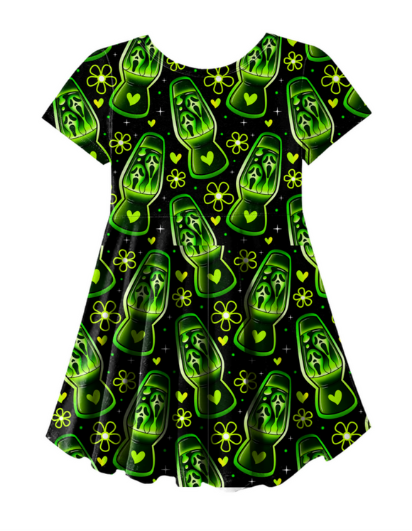 Groovy Ghost Skater Dress