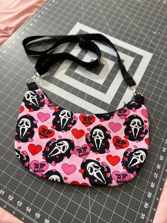 You had me @ hello Crescent Crossbody Bag