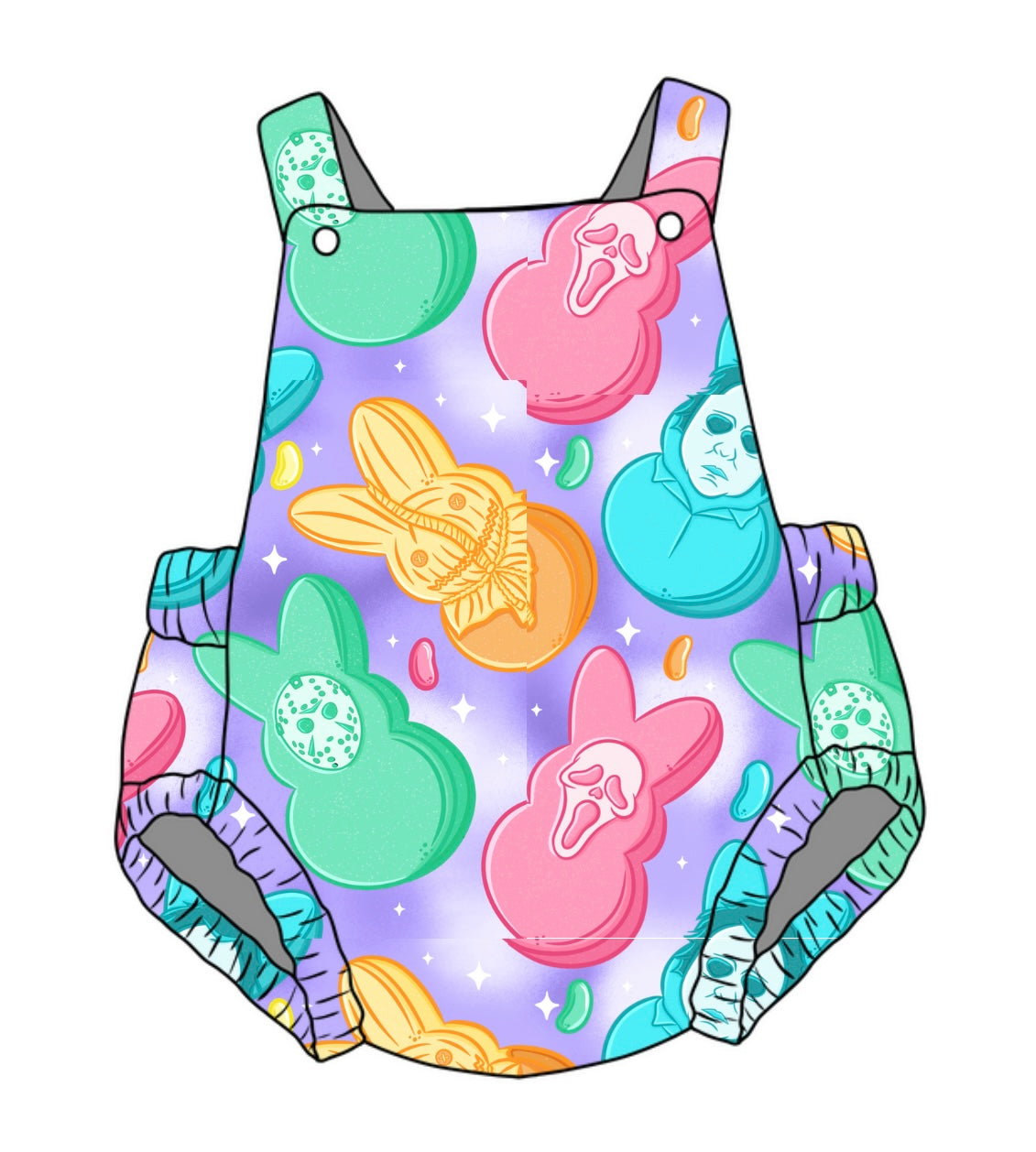 Pastel Easterween Unisex Baby Romper