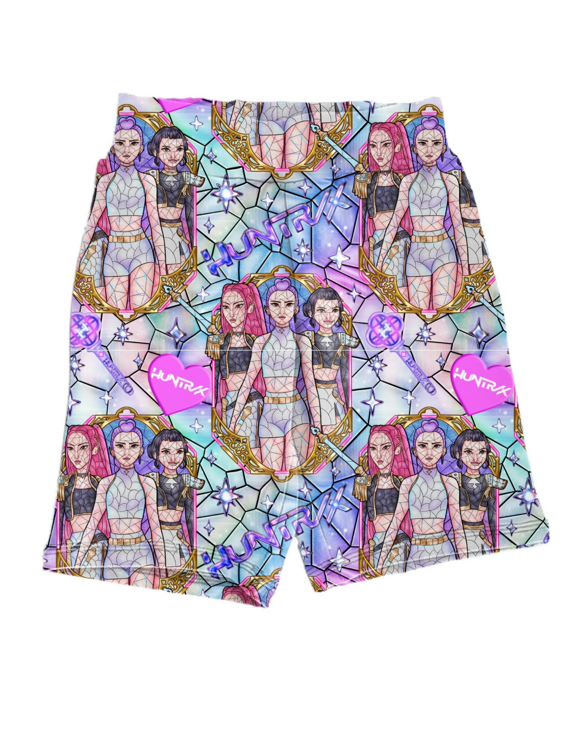 Iridescent Popstar Biker Shorts
