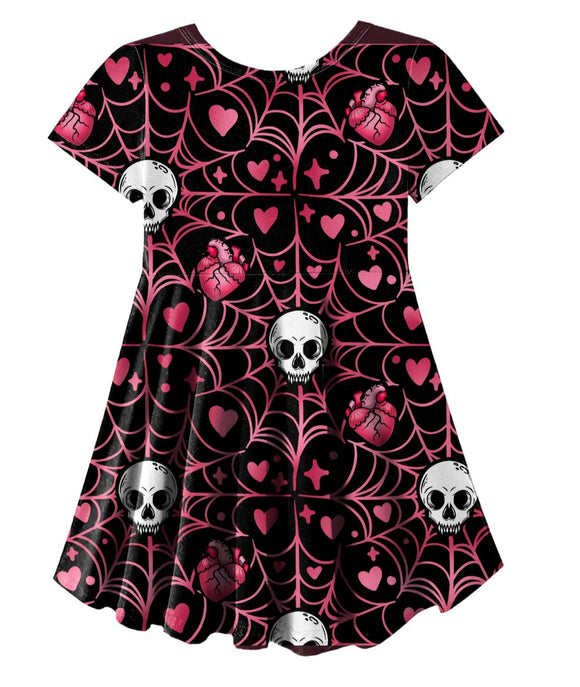 Black VALLOWEEN Skater Dress