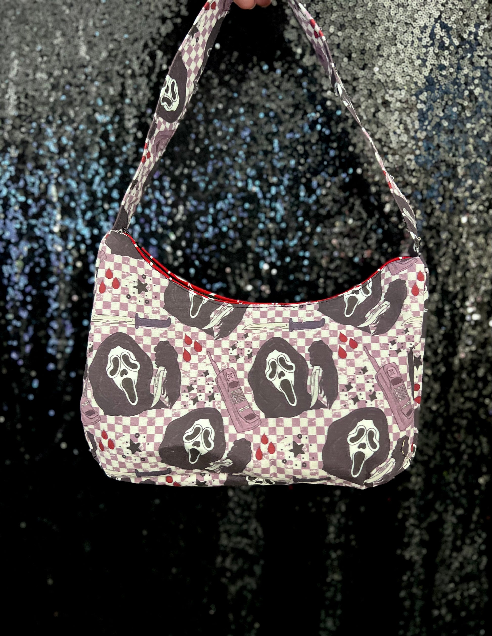 Checkered Call Me Handbag