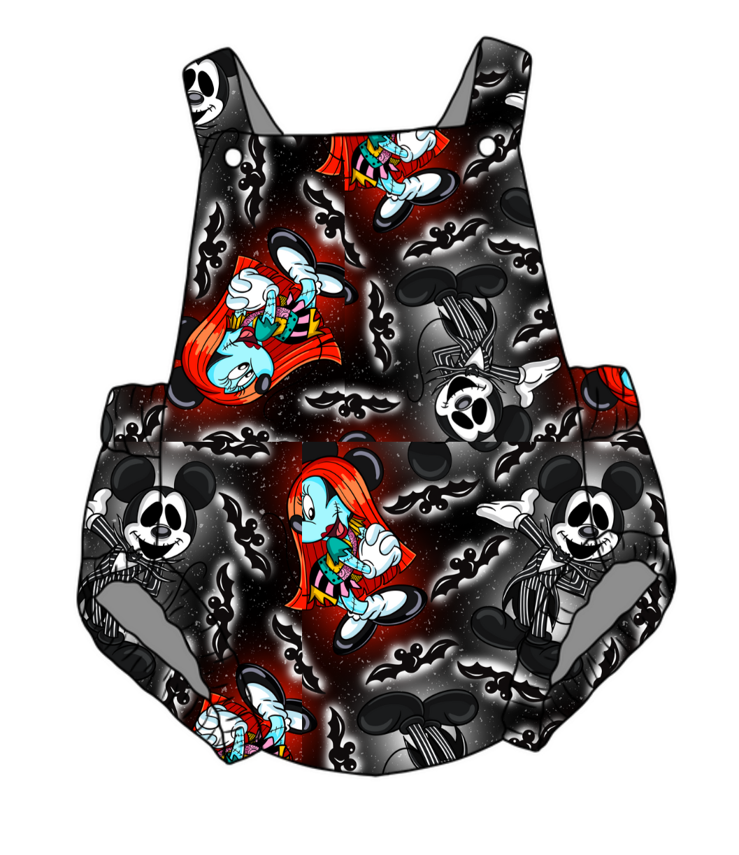 Mashup Nightmare Unisex Baby Romper