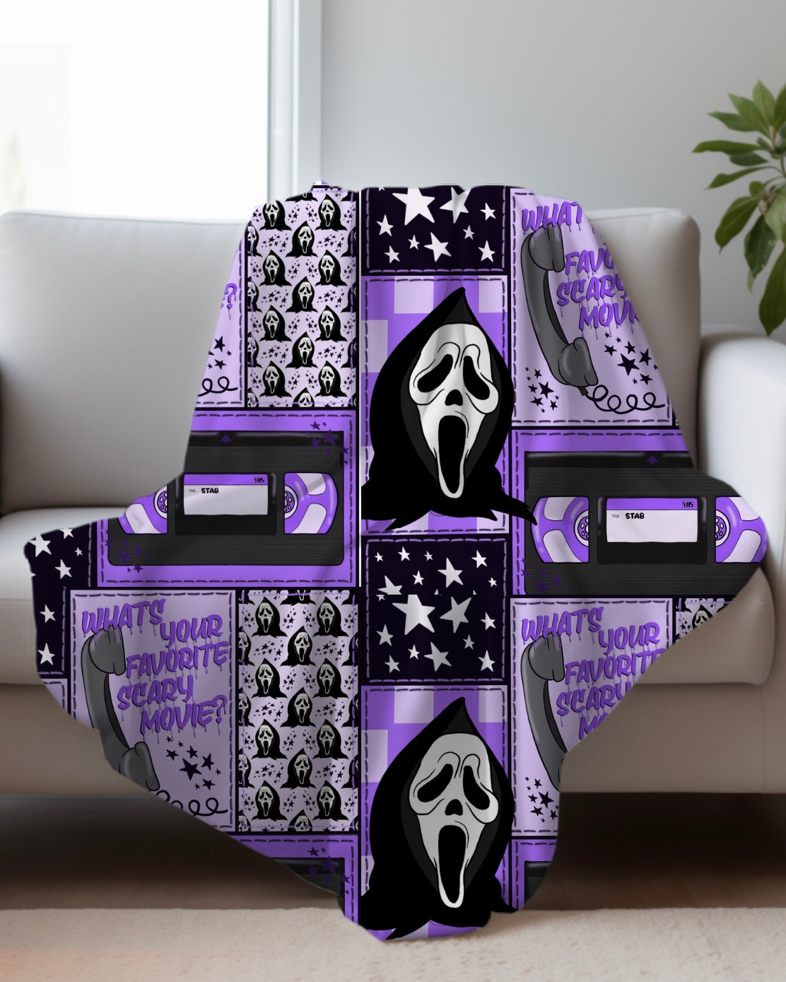 Patchwork Ghost Blanket