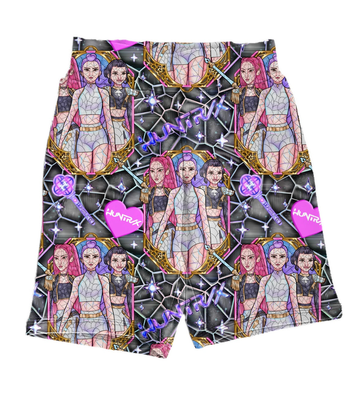 Glass Popstar Biker Shorts