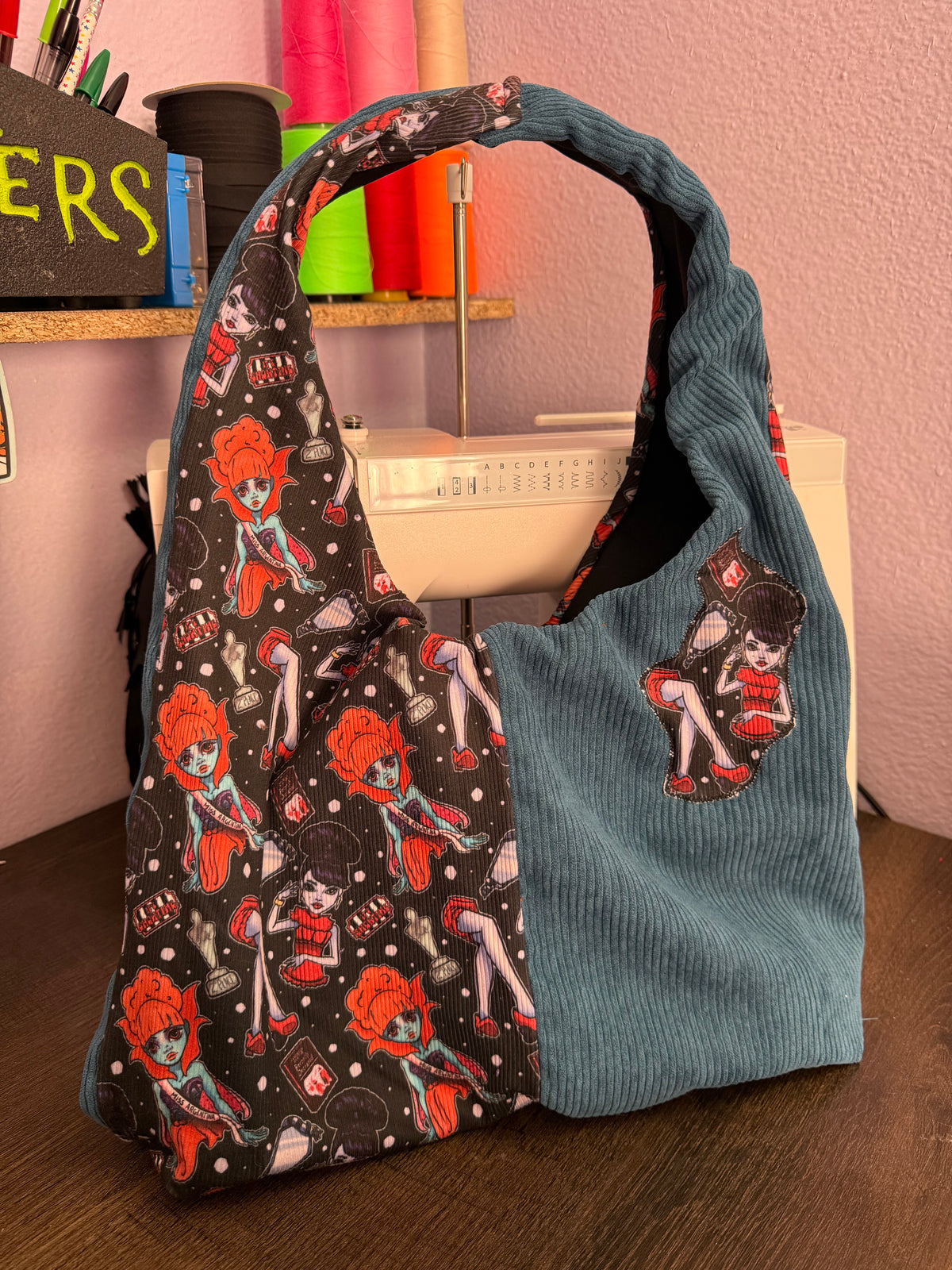 Pre-Order Recently Deceased Corduroy Hobo Bag