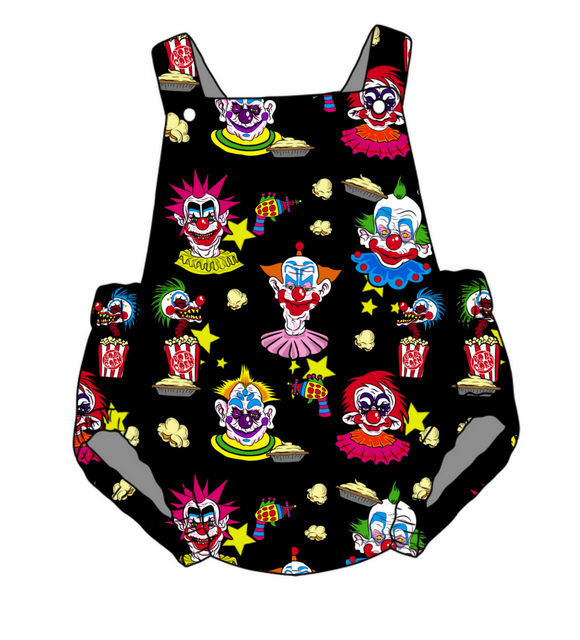 Klowns Black Unisex Baby Romper