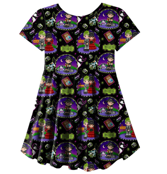 Precious Beetle Skater Dress