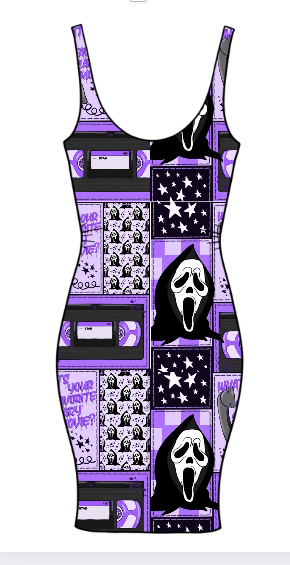 Patchwork Ghost Adult Bodycon