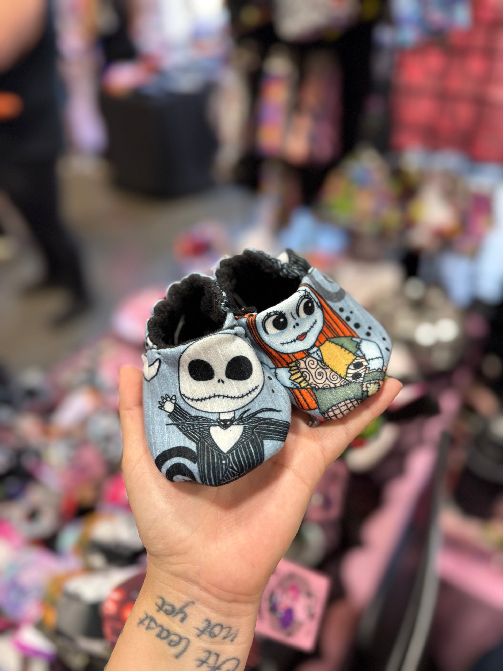 Jack & Sally Baby Booties