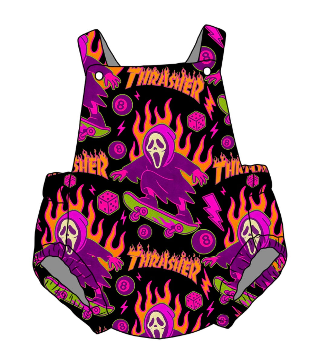 Thrasher Ghost Unisex Baby Romper