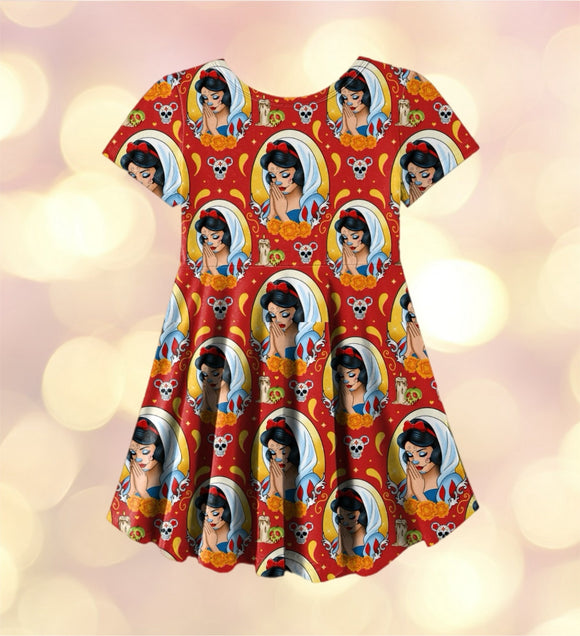 DOTD Princess Snow Skater Dress