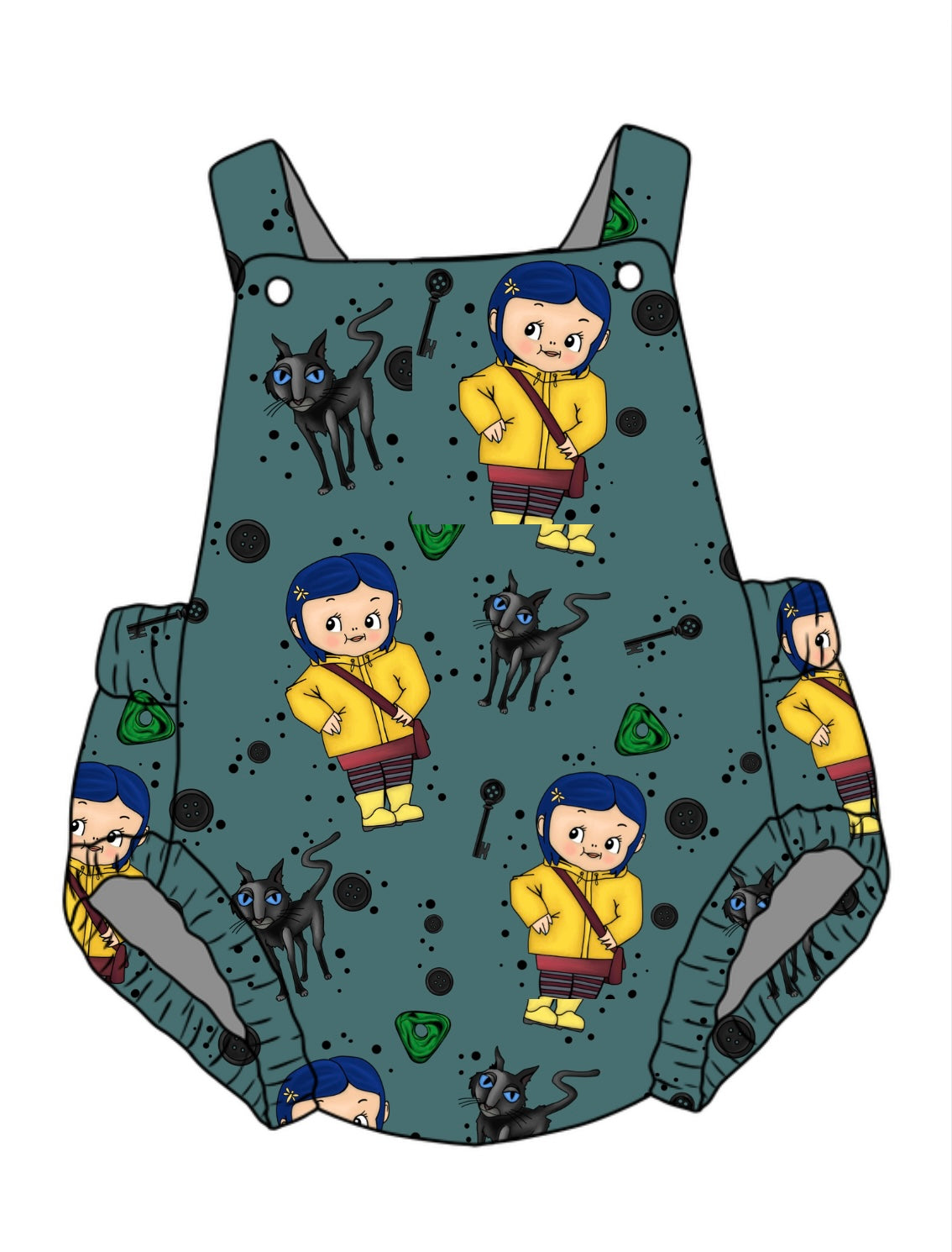 Cora Kewpie Unisex Baby Romper