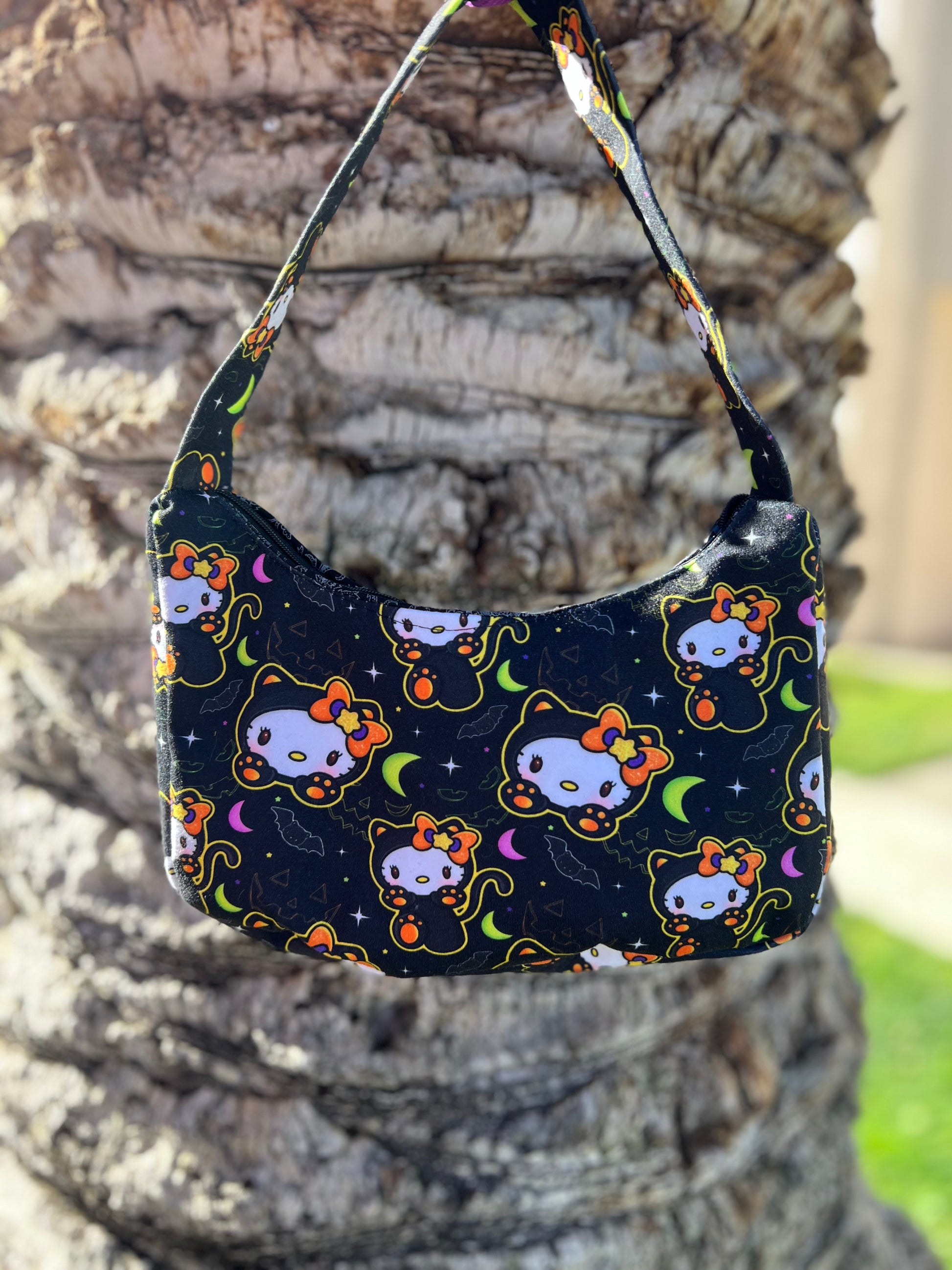 HK Black Cat Handbag