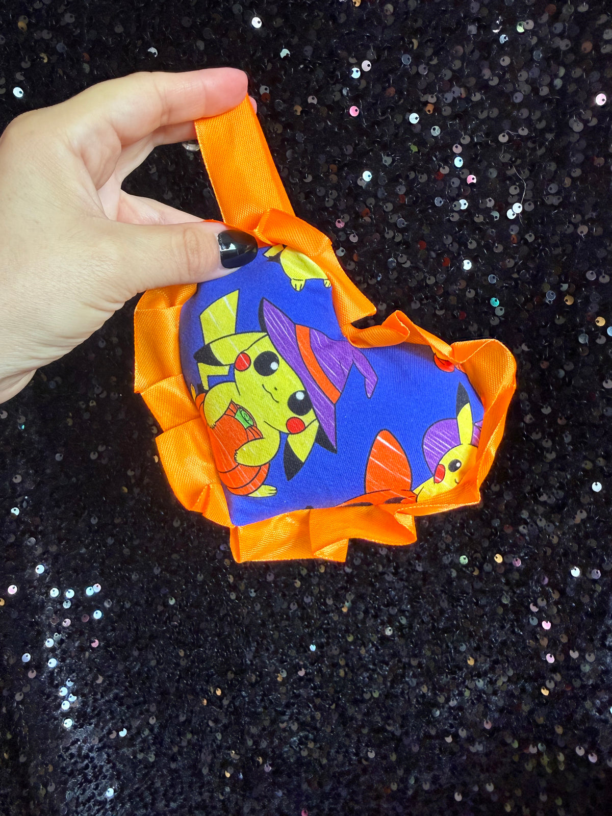 Spooky Pika Plush Keychain