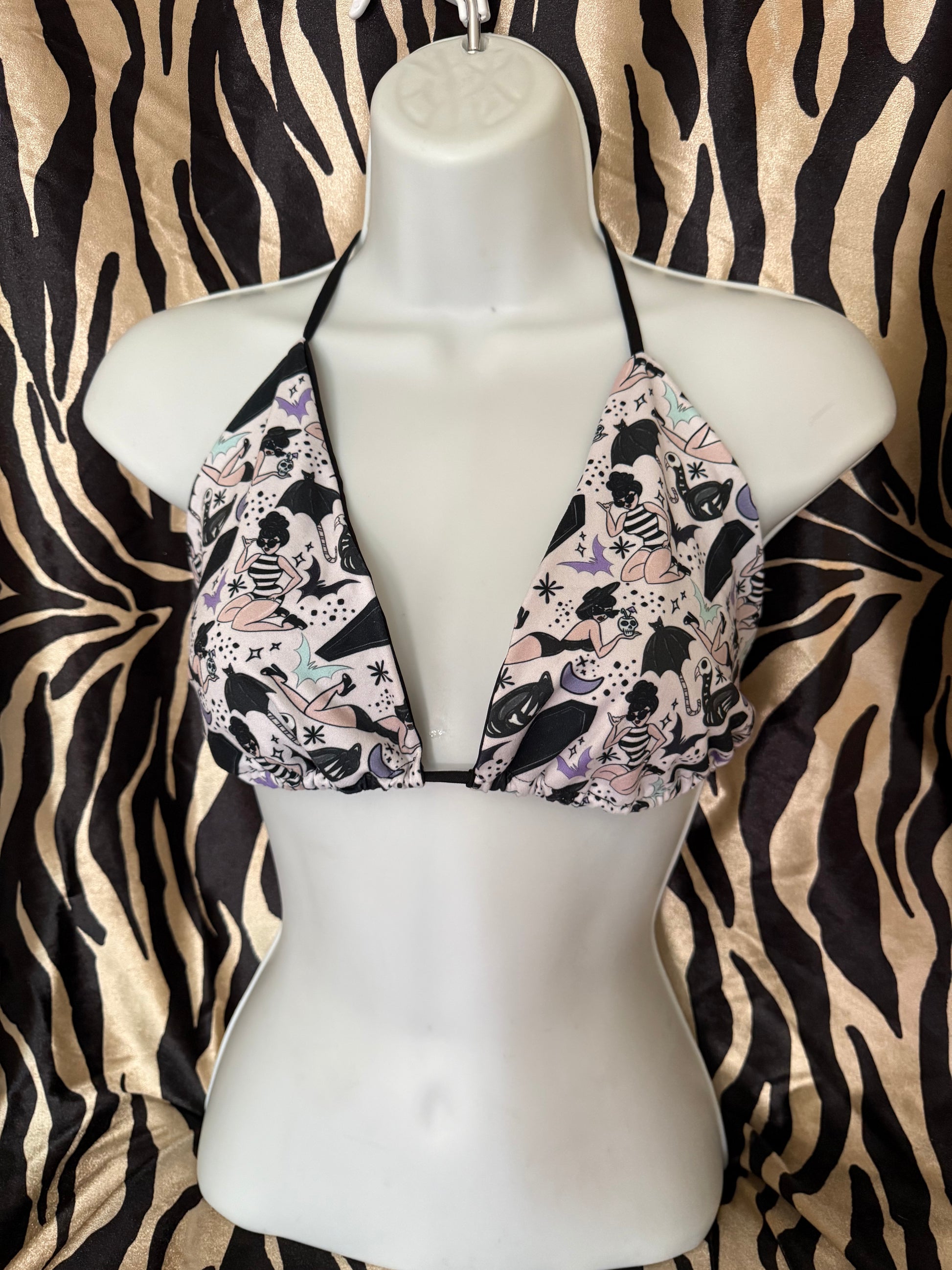 Beach Goth Bikini Top