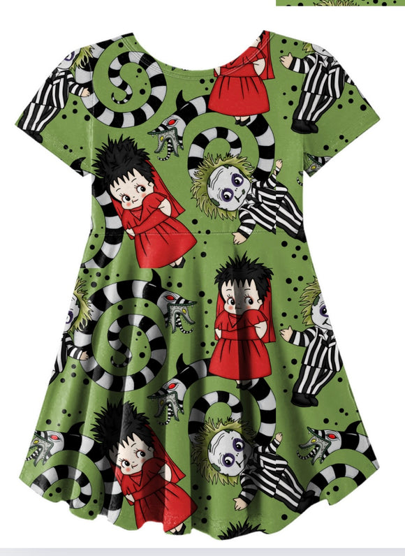 Kewpie Lyd!a & Beetle Skater Dress