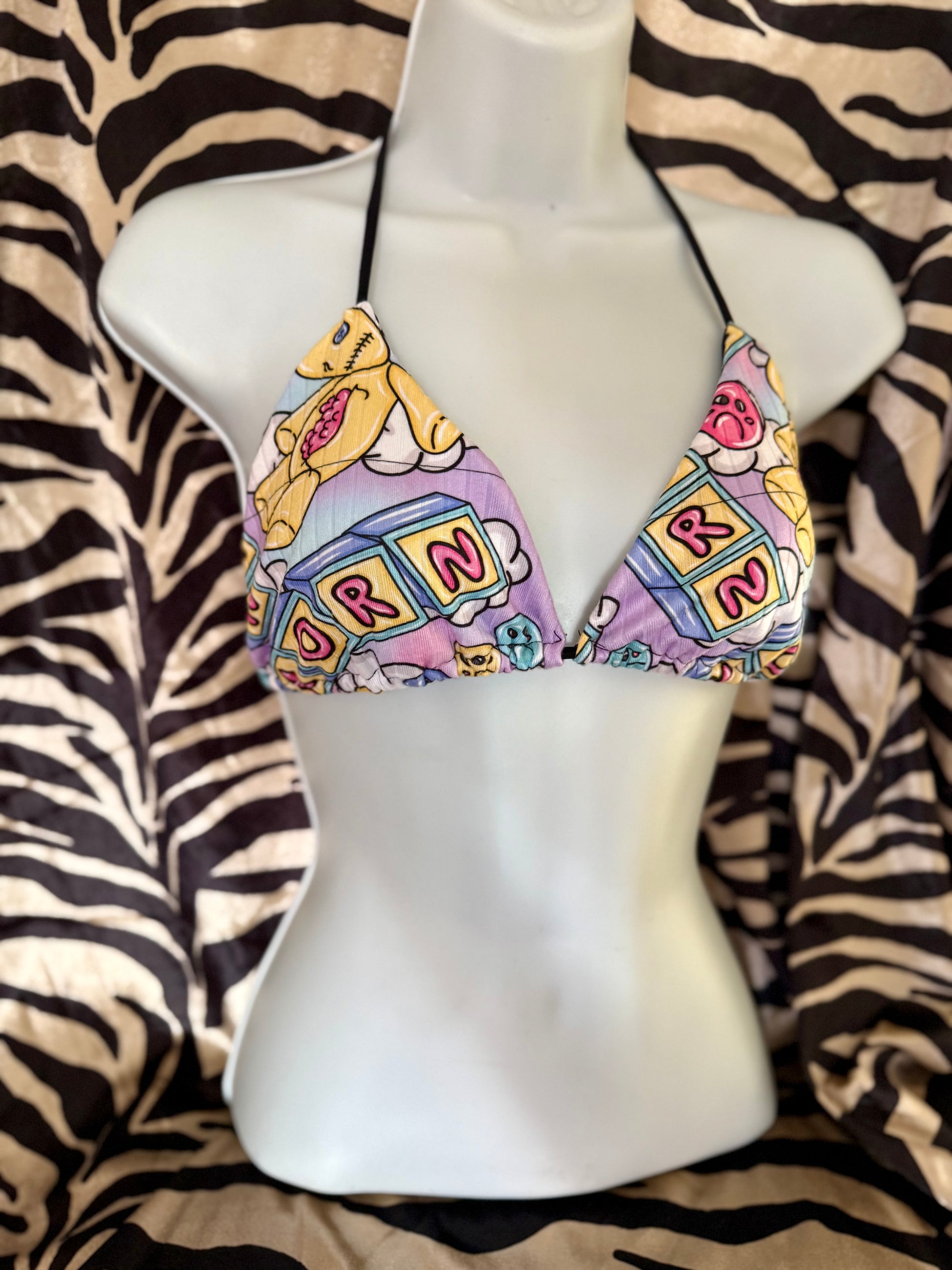 K 0 R N Y2K Bikini Top