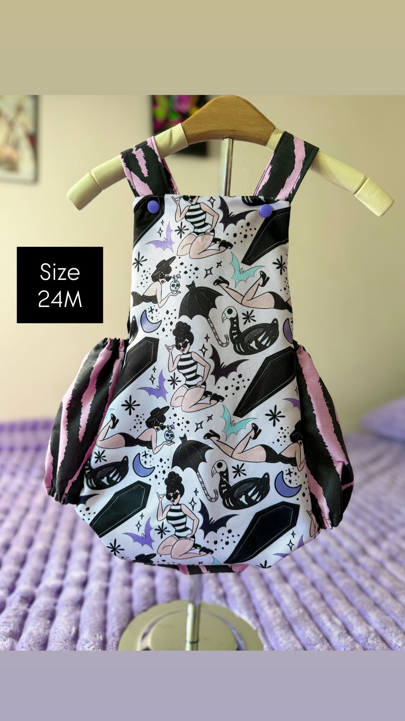 24M Beach Goth Romper