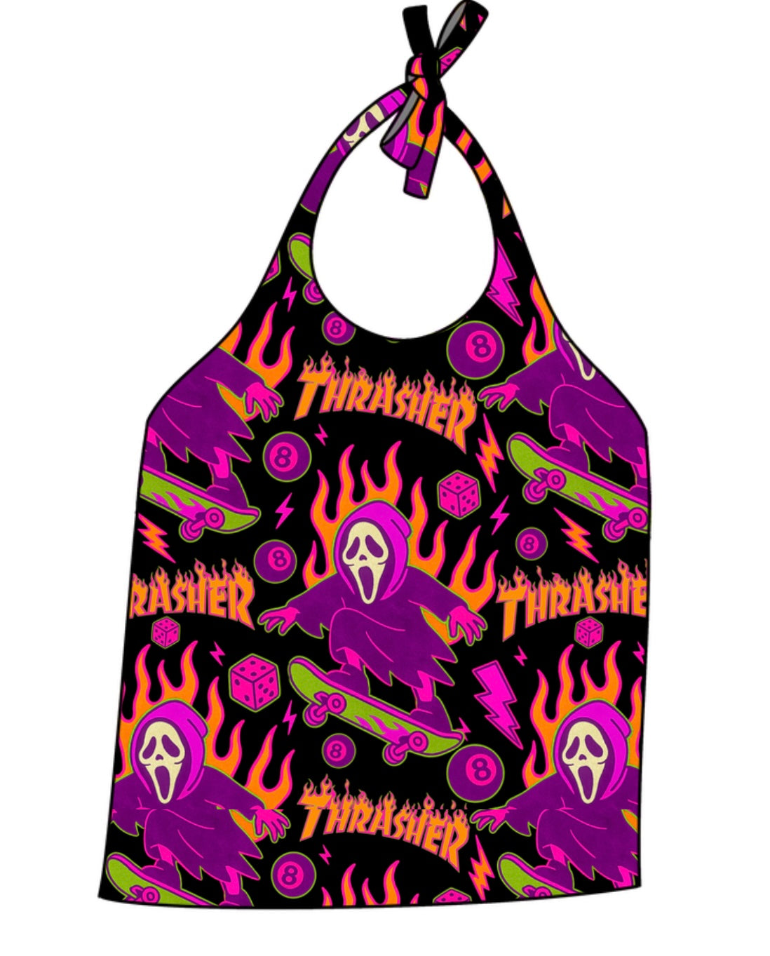 Thrasher Ghost Halter Top