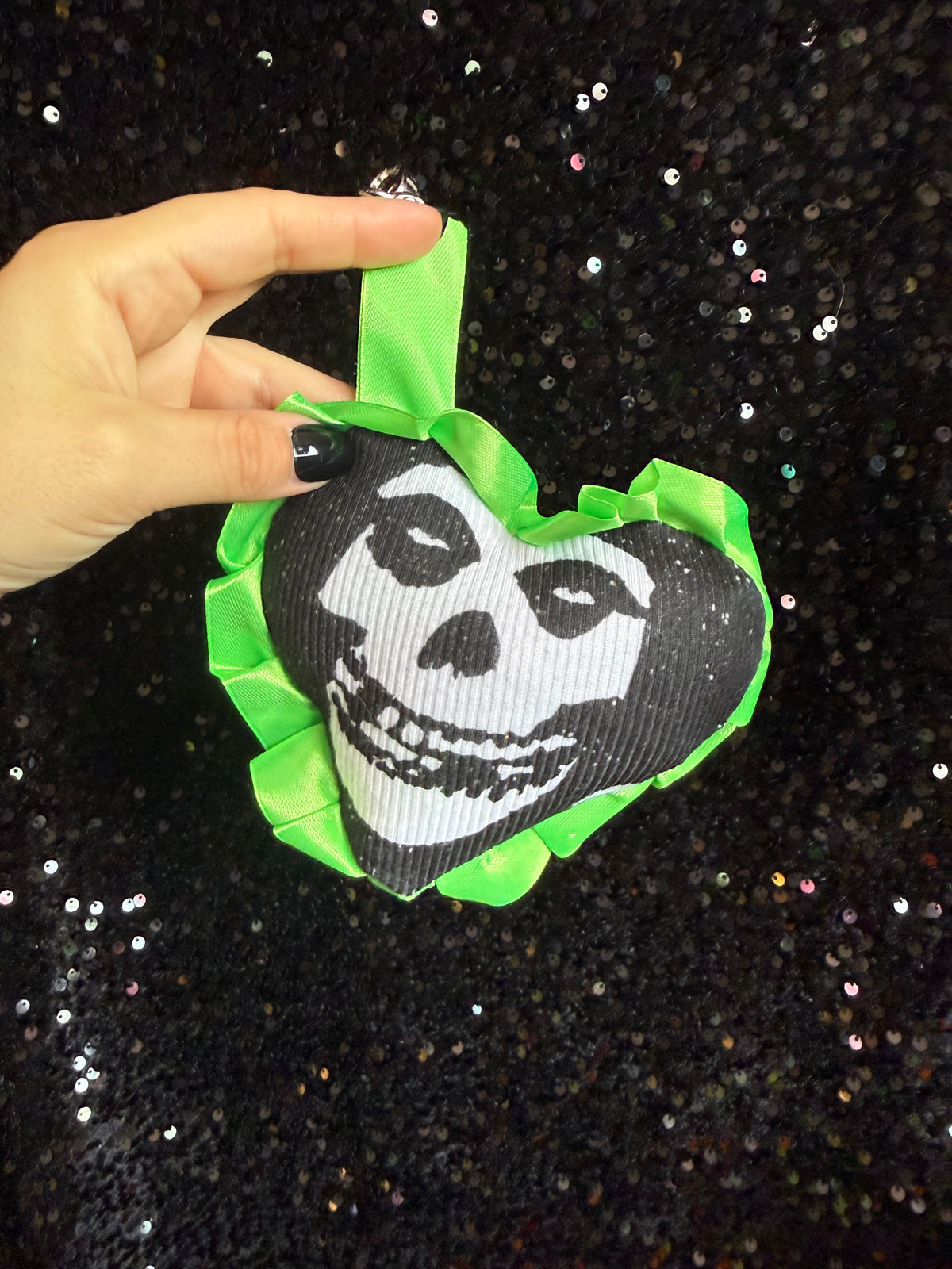 Skull Plush Keychain