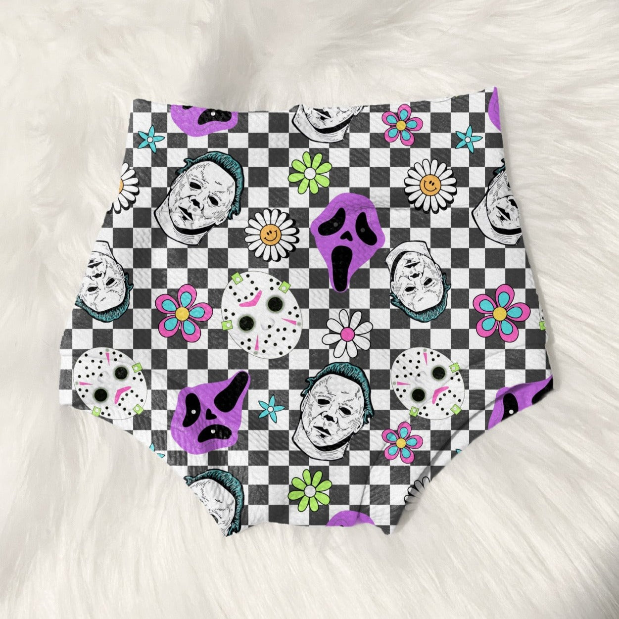 Checkered Spring horror Bummies