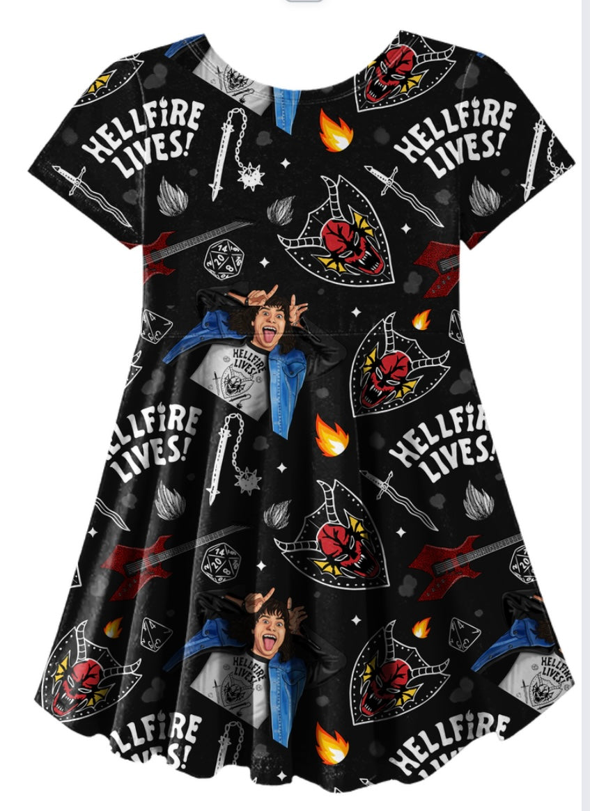 HFC Black Skater Dress