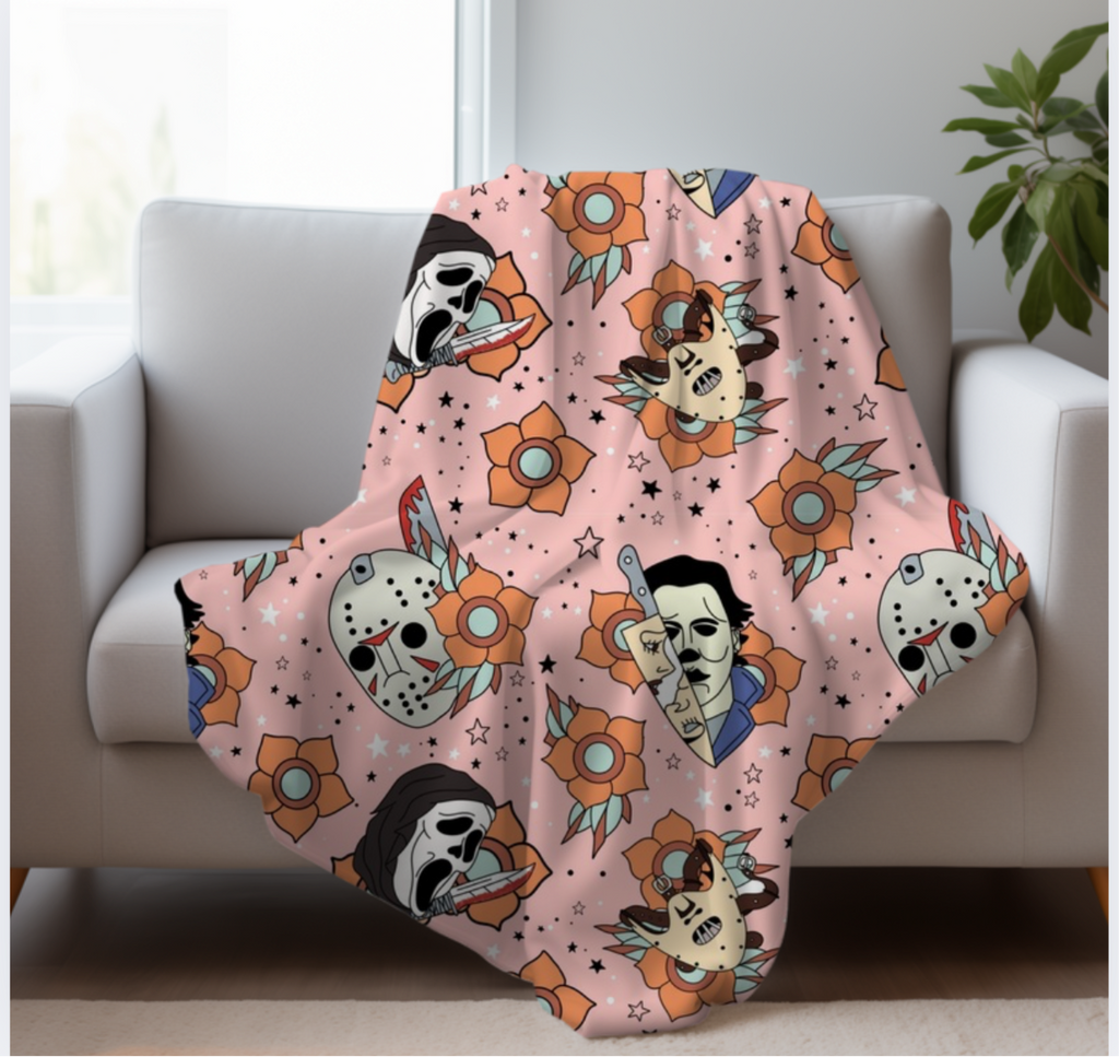 Pink Tattoo Blanket