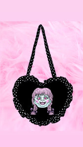 Haunted Doll Sweetheart Tote Bag