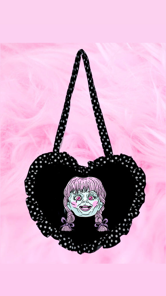 Haunted Doll Sweetheart Tote Bag