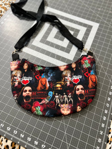 Spooky Gals Crescent Crossbody Bag