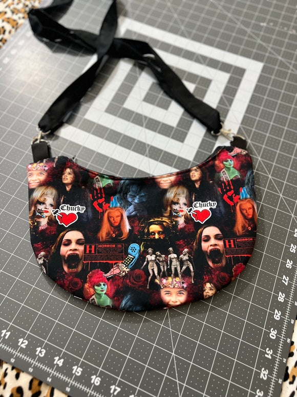 Spooky Gals Crescent Crossbody Bag