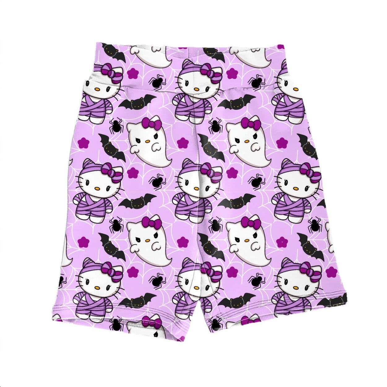 Mummy Kitty Biker Shorts