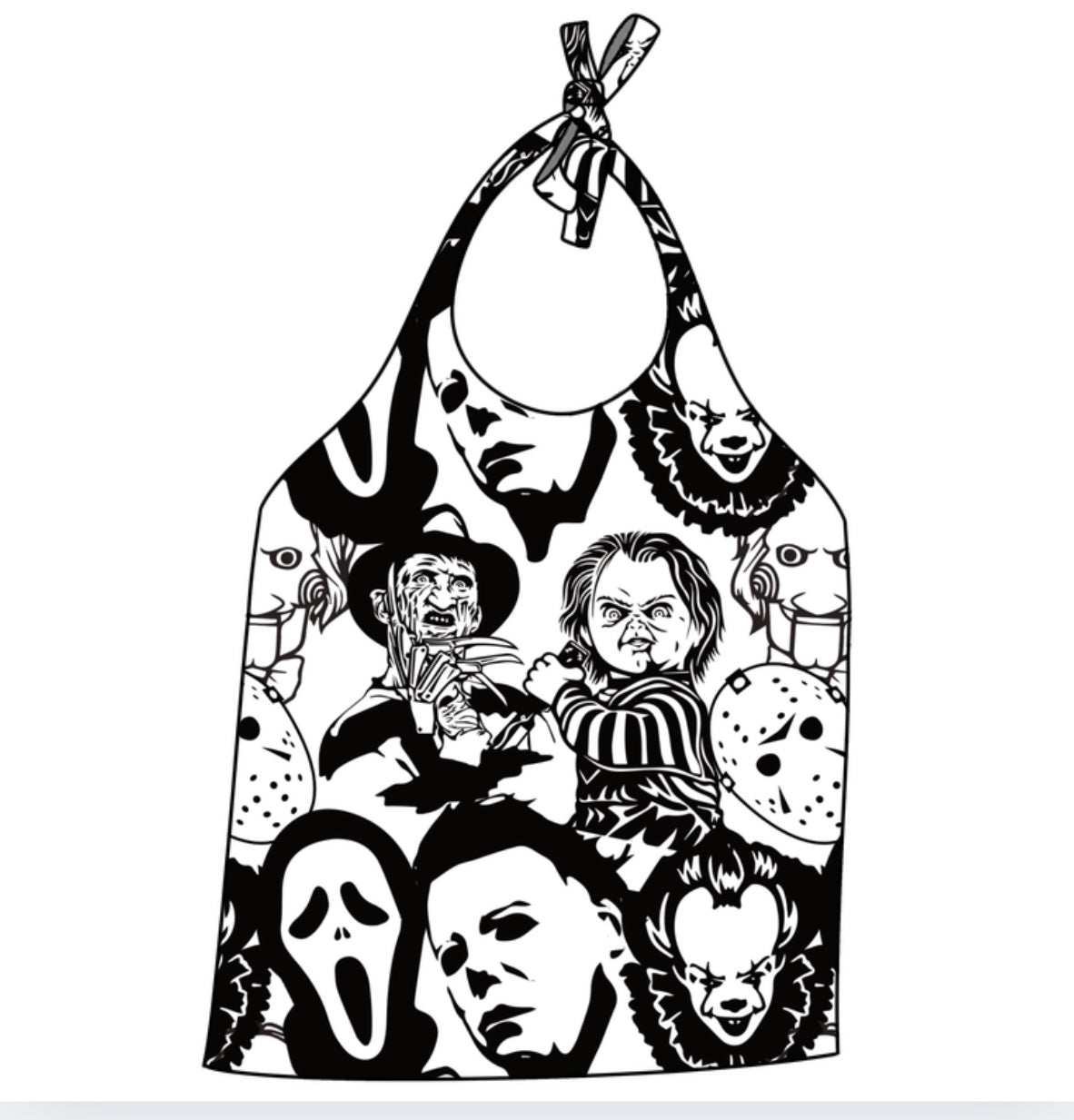 Mono Horror Halter Top