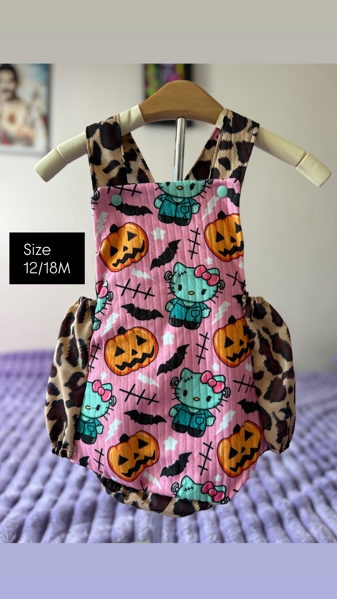 18M FrankenKitty Romper