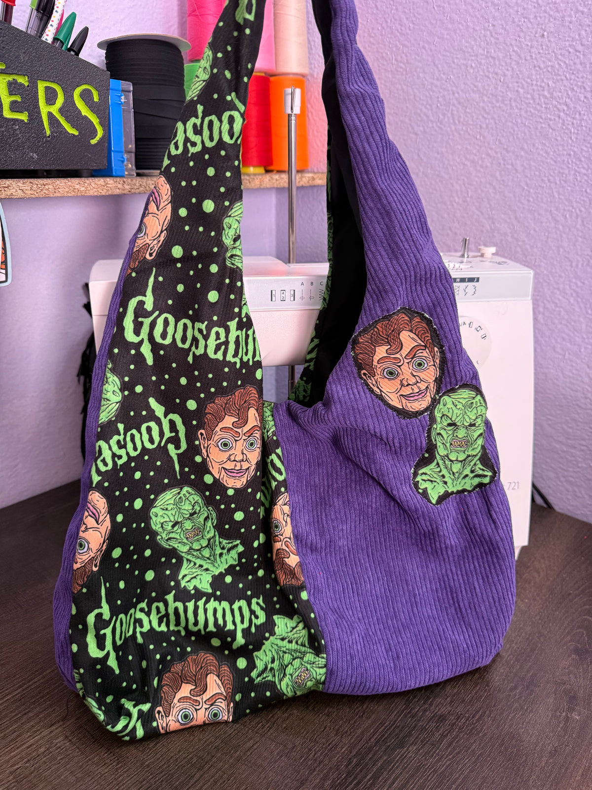 Pre-Order 90’s Story Book Corduroy Hobo Bag