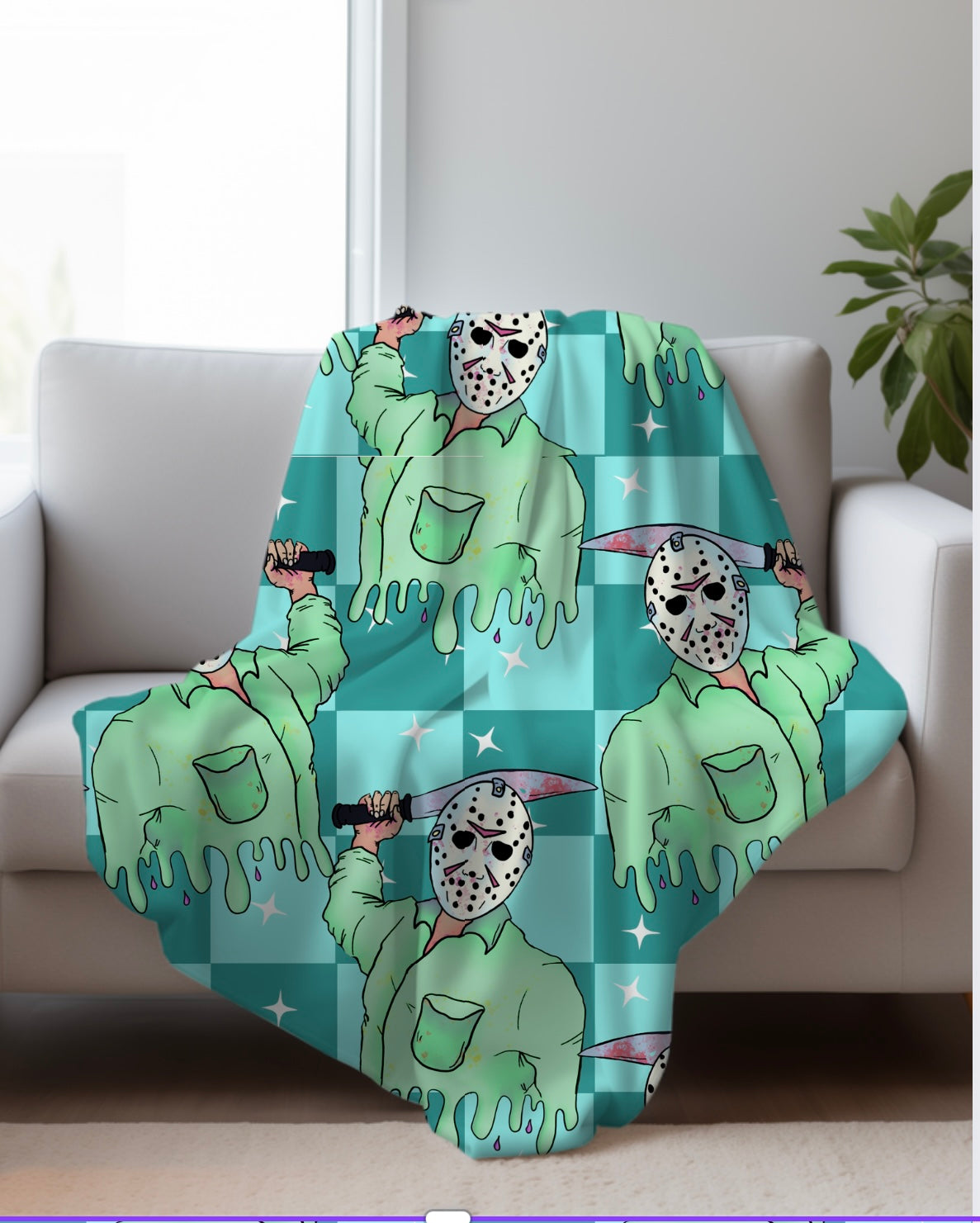 Checkered Jason Blanket