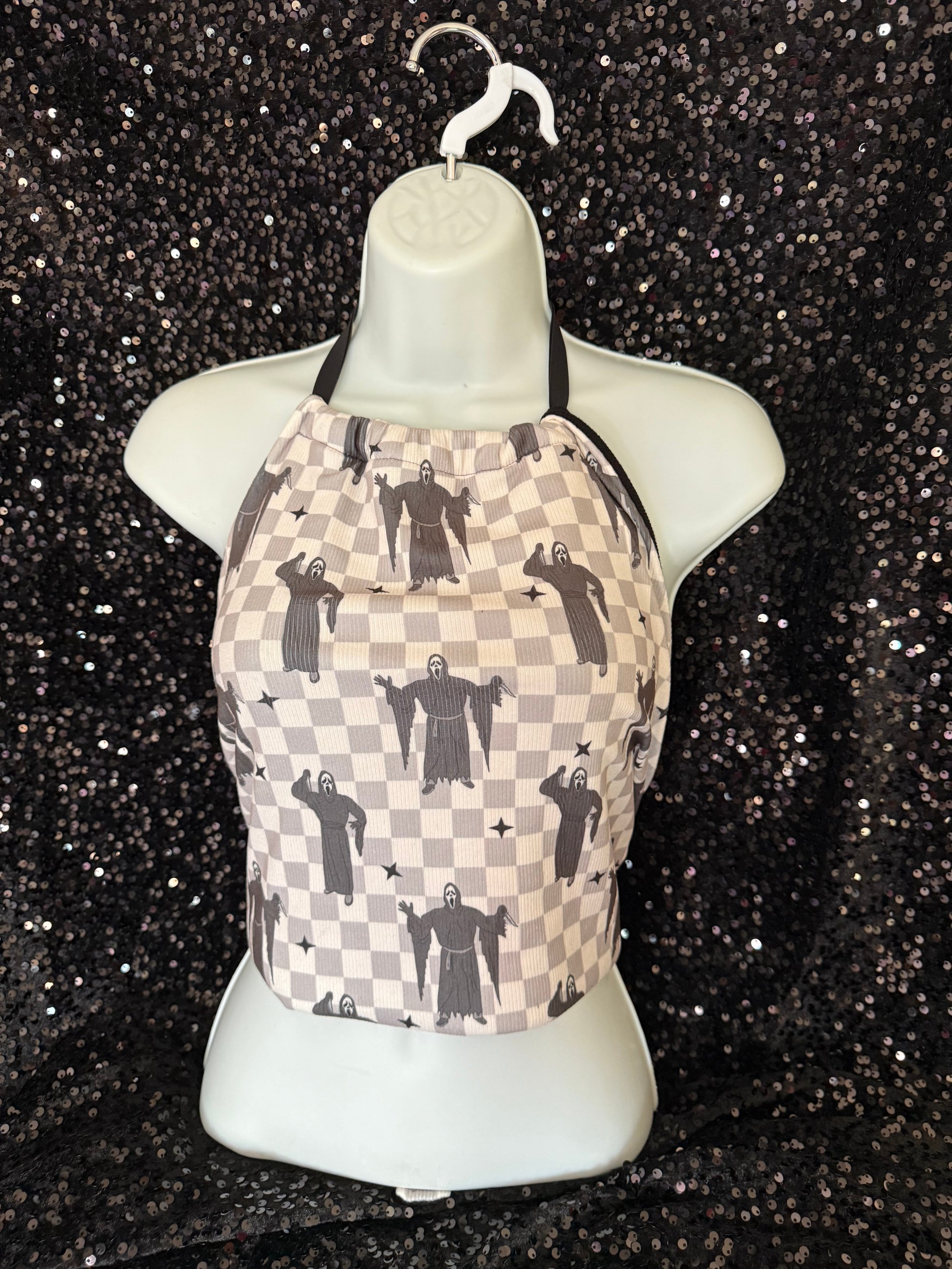 Checkered Ghost Halter