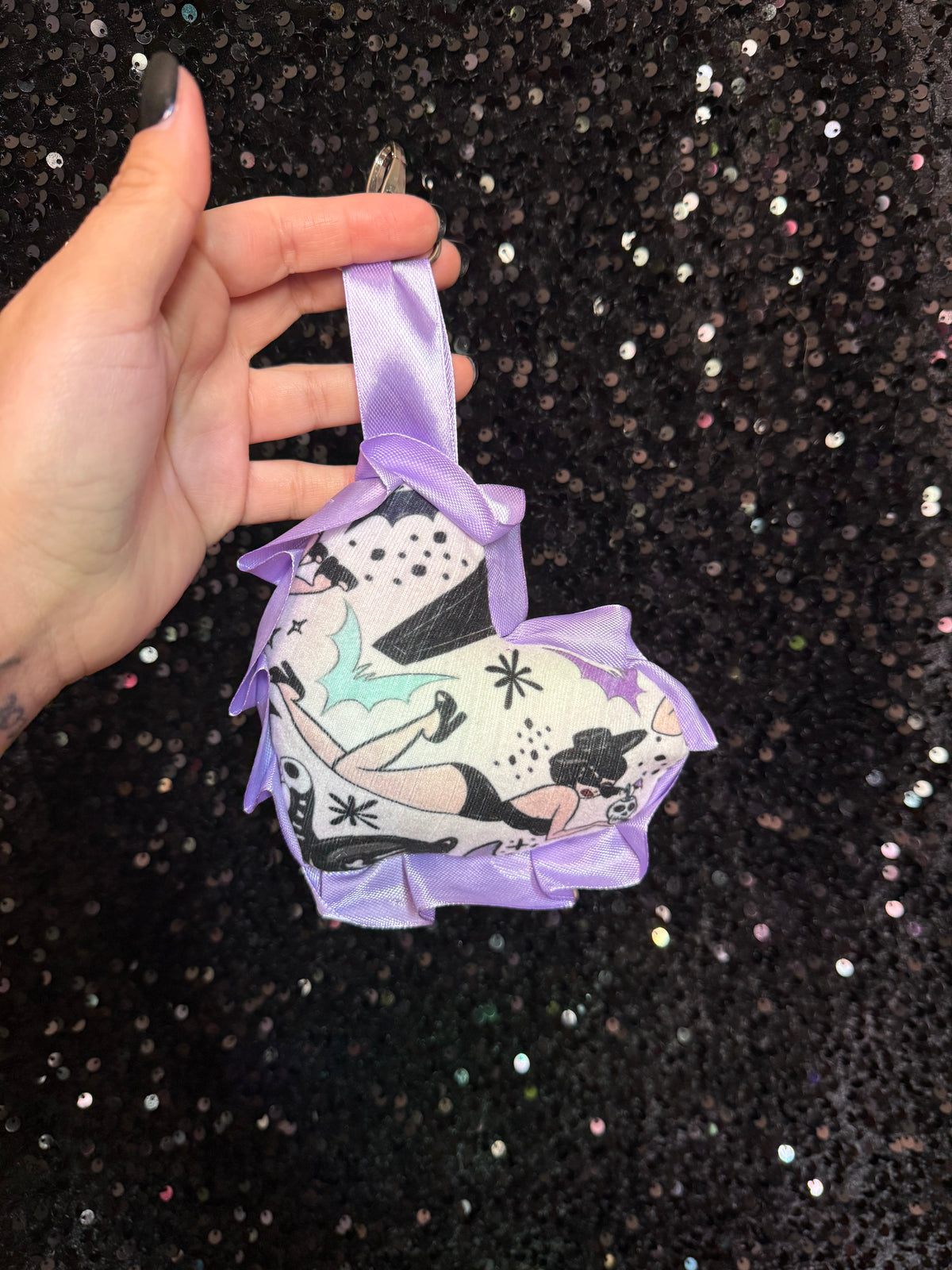 Beach Goth Plush Keychain